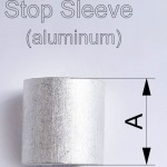 stop sleeve alum
